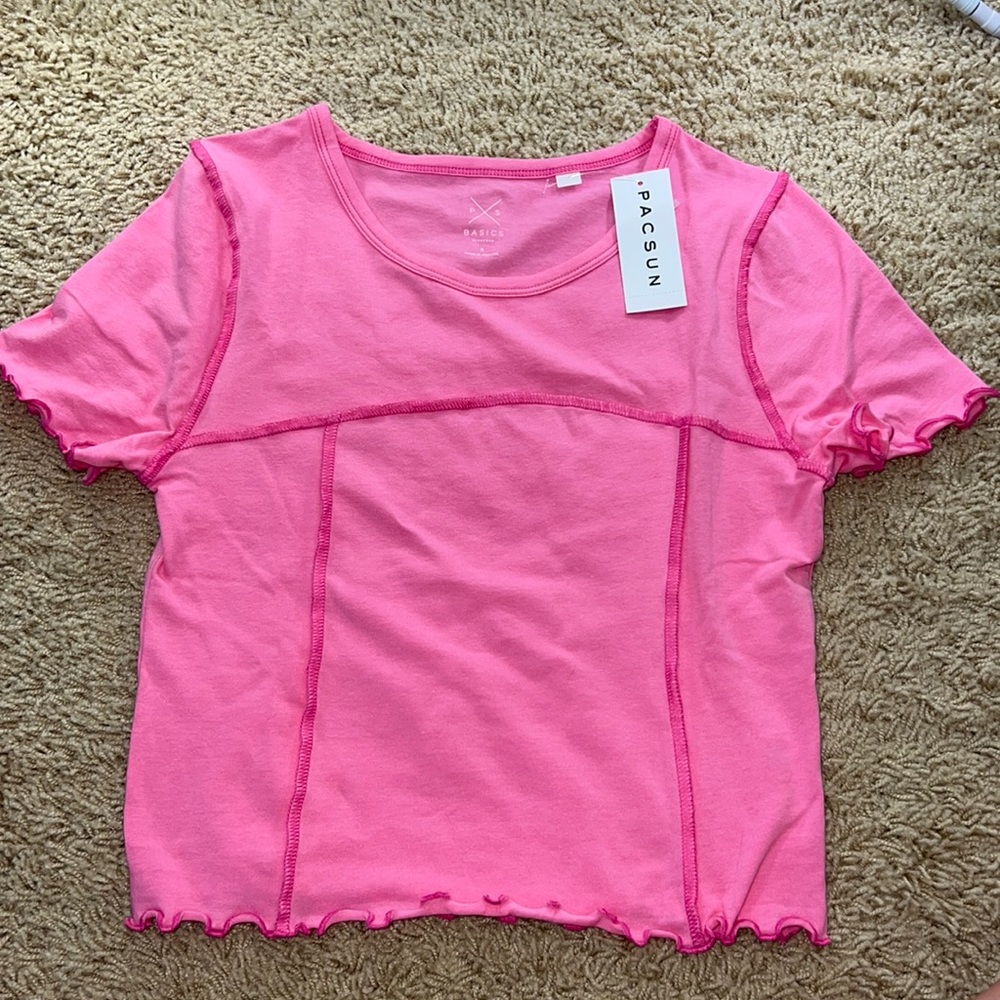 pacsun crop tee